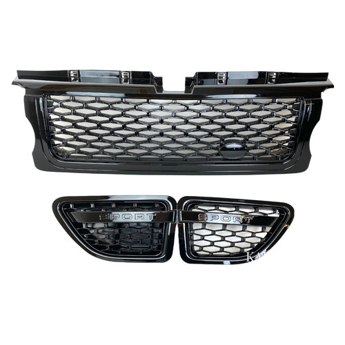 Black grille matching side - black,