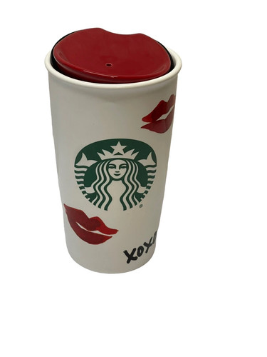 Starbucks lips ceramic travel - lips,
