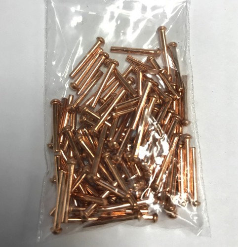 Dia copper rivets - copper, 1/2"