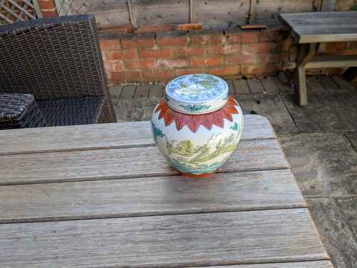 Vintage hand painted chinese - hand,