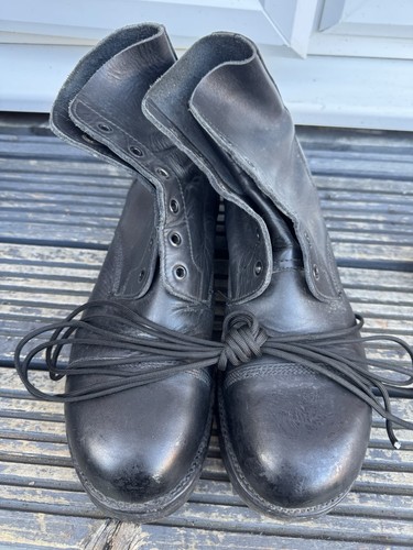 British army black leather - army,