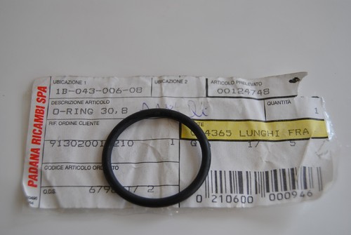 Ring 8x3 oil drain - oil, cap