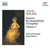 Soler, Antonio : Soler: Harpsichord Sonatas, Vol.2 CD FREE Shipping, Save £s
