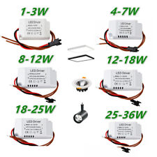 LED Driver 3W 12W 18W 25W 36W 300mA Adattatore Trasformatore Alimentator 12V 24V
