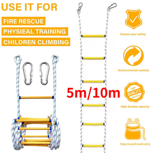 Emergency fire escape ladder - emergency,