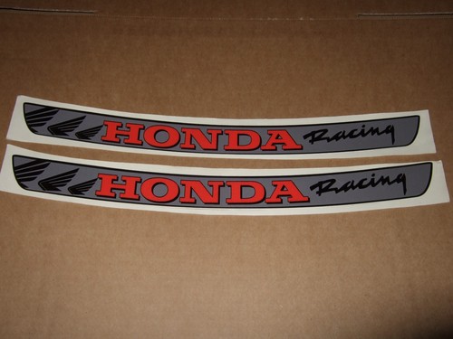Honda red racing 2x vinyl - honda,