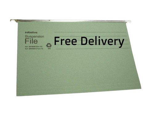 Green hanging suspension files - hanging,