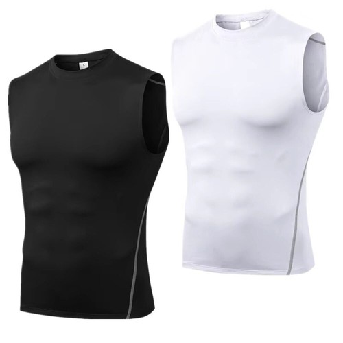 Spandex men compression vest - spandex,