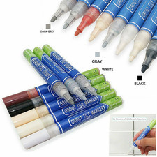 Anti-Mould Grout Pen For Revives Restores-Tile In White Grey Black Beige Brown