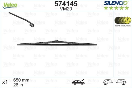 574145 valeo wiper - valeo, blade