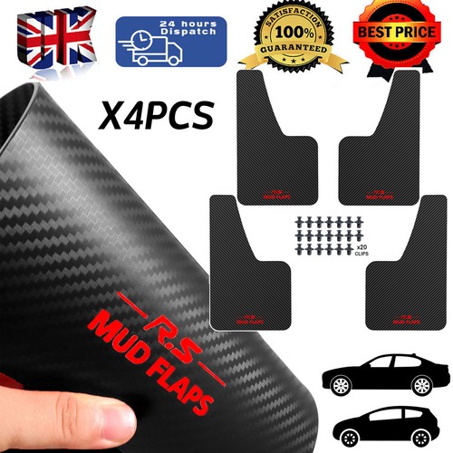 Front rear car rally carbon - 4x,