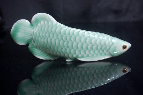 Porcelain arowana dragon fish - porcelain,
