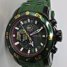 Invicta Star Wars Boba Fett Men's Chronograph Watch Green 48mm 32527