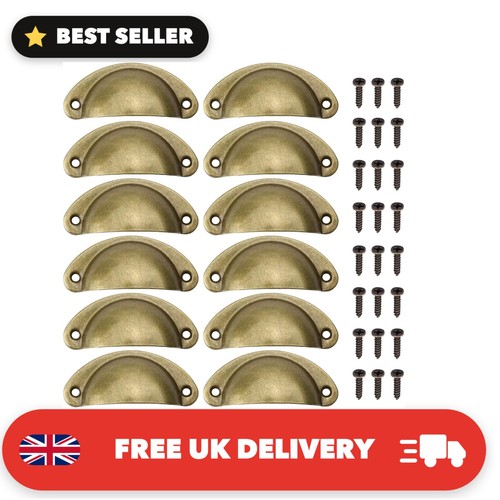 Brass shell cup handles set - shell,