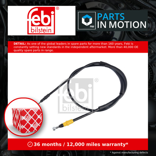 Handbrake cable fits - cable, vauxhall