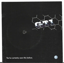 Volkswagen Golf GTi Mk5 2005 UK Market 12pp Mailer Sales Brochure & CD-ROM