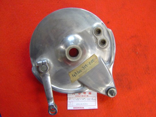 Brake flange with - brake, axle
