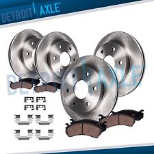 For 2007 - 2016 Chevy Traverse GMC Acadia Enclave Front Rear Rotors Brakes Pads