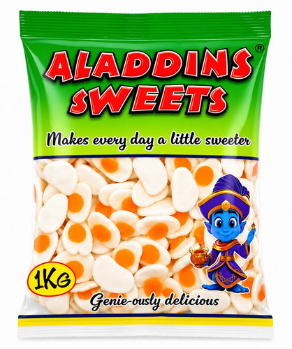 1kg jelly fried eggs - fried, halal