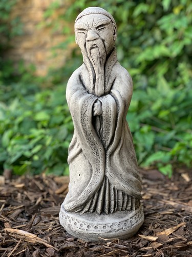 Outdoor chinese man statue - man,