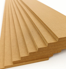 2.4m Long DIY Wall Panelling Kit – MDF Strips Shaker Style, ,Pack of 8 Paintable