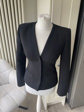 ZARA BLACK LAPELLESS FITTED