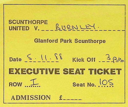Scunthorpe united burnley - scunthorpe, v