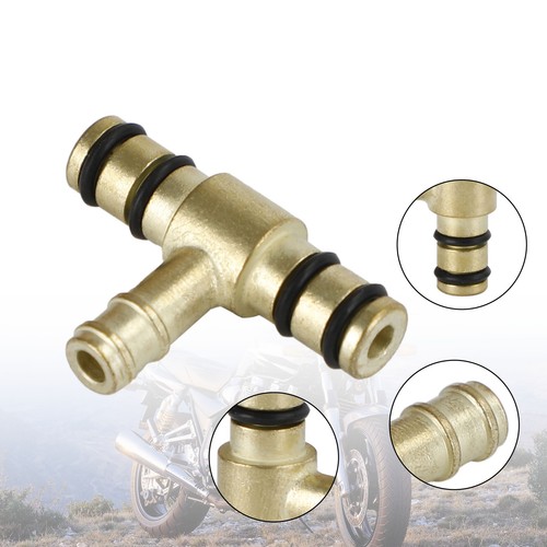 Carburetor brass fuel - tee, fit