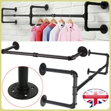 Industrial Pipe Clothing Rack