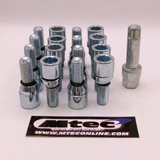 16x  M12x1.5 Tuner Wobble Variable Wheel Bolt, Mini, Vauxhall