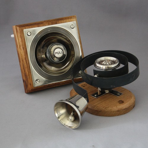 Nickel claverley bell pull - bell, &