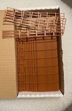 80x OO Gauge Model Railway Scenery Railings  Fencing 1:76 Hornby Scale - BROWN