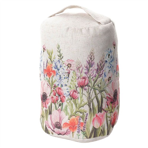 Floral fabric doorstop 1kg - fabric,
