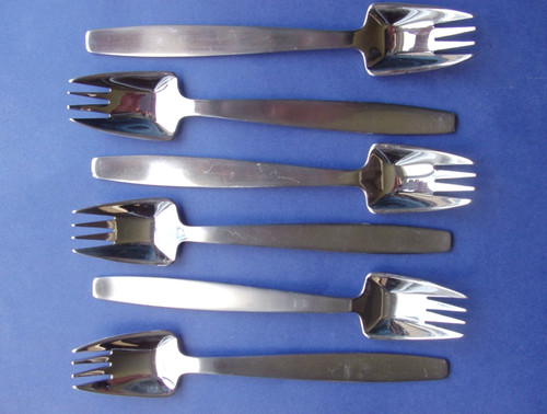 Six viners splayds - six, (18.5cm):-