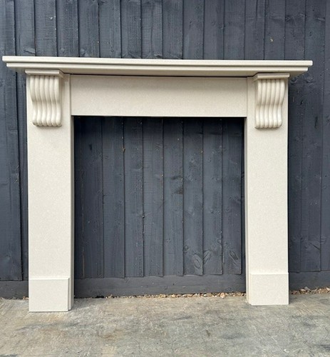 Marble fireplace surround - marble,