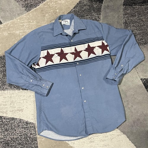 Vtg roper border shirt - roper, men