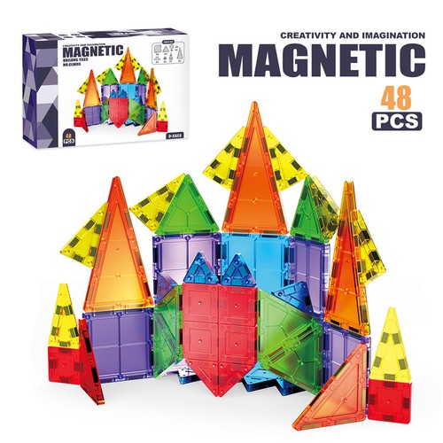 48pcs magnetic tiles building - 48pcs,
