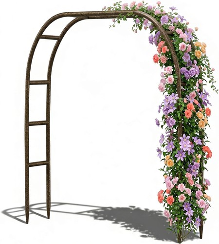 Metal garden arch - garden, 7.8'x5.5'
