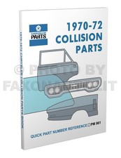 1970-1971-1972 Plymouth Body Parts Book Barracuda Cuda Duster Valiant Collision