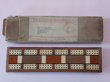 Vintage Cribbage Board With