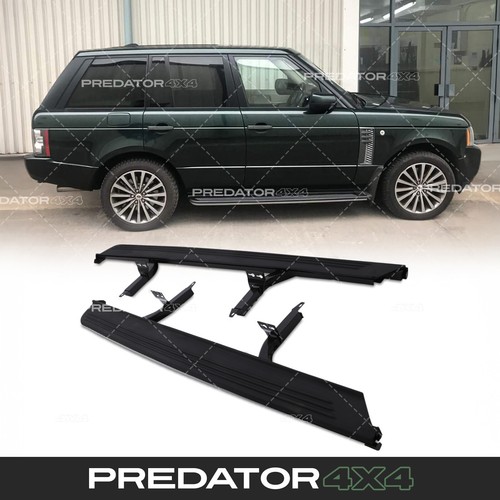 Black running boards side - running,