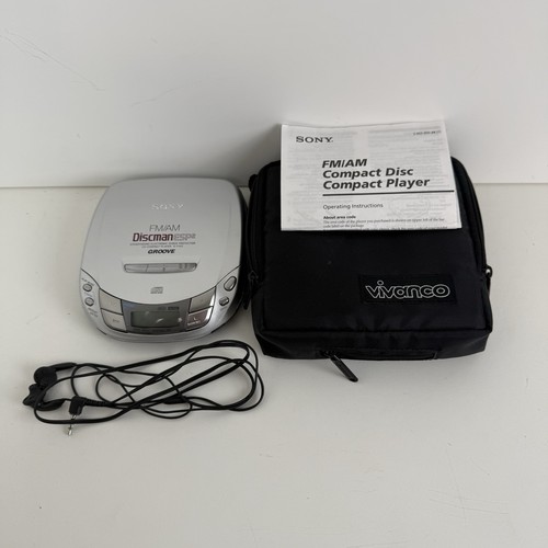 Sony discman player - player, d-f411