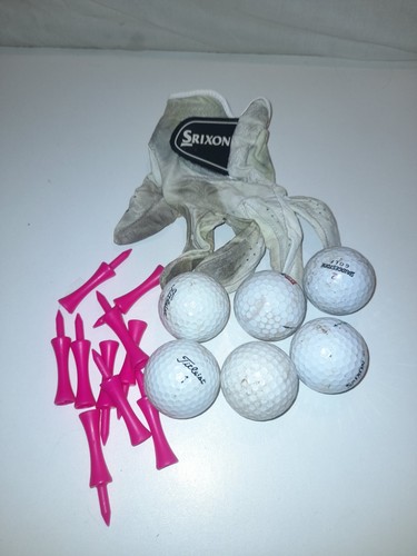 Golf bundle glove 6 balls - -,