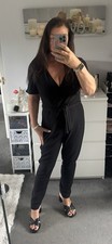 Lipsy Black Jumpsuit Tapered