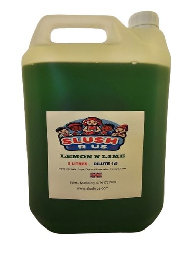 Lemon lime slush - lime, syrup