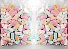 2kg Large Rainbow Marshmallows