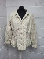 Privatsachen Cream Cotton Jacket Hand Dyed. BNWT. RRP £395. PAC