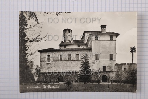 Postcard castello della manta - postcard,