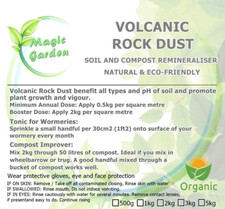 Volcanic Rock Dust Organic