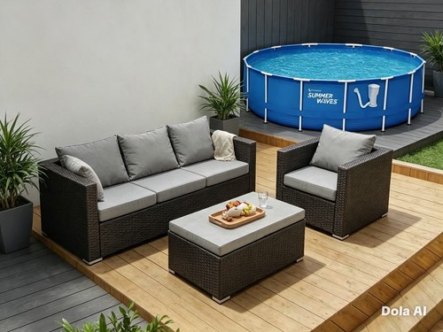 The bali rattan corner sofa - the,